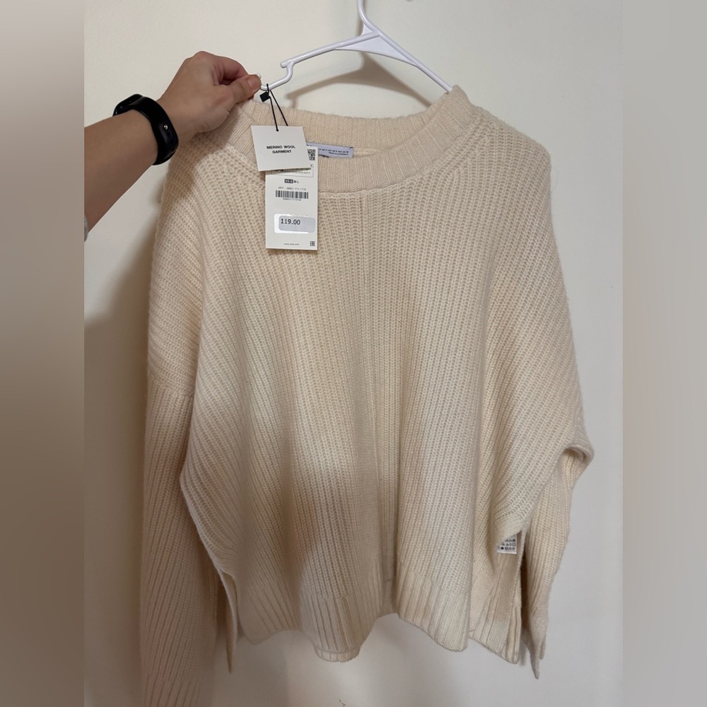 Zara oversized Wool Sweater NWT